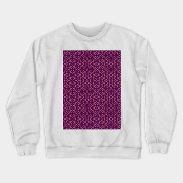 Intricate Purple Pattern Crewneck Sweatshirt by Amanda1775